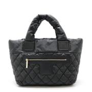 Pre-owned Canvas totes Chanel Vintage , Black , Dames