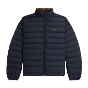 Blauwe Geïsoleerde Jas Fred Perry , Blue , Heren