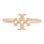 Eleanor Vergulde Messing Ring Tory Burch , Yellow , Dames