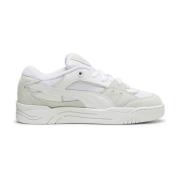 Witte Leren Sneakers Herfst/Winter 2024 Puma , White , Heren