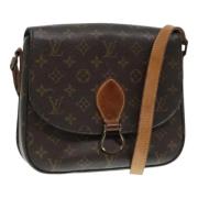 Pre-owned Canvas louis-vuitton-bags Louis Vuitton Vintage , Brown , Da...