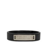 Pre-owned Leather bracelets Louis Vuitton Vintage , Black , Dames