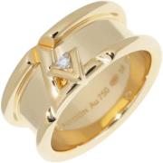 Pre-owned Metal rings Louis Vuitton Vintage , Yellow , Dames