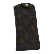 Pre-owned Canvas pouches Louis Vuitton Vintage , Brown , Dames