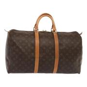 Pre-owned Canvas travel-bags Louis Vuitton Vintage , Brown , Dames