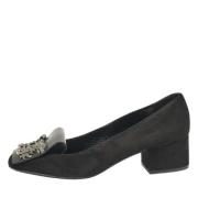 Pre-owned Suede heels Valentino Vintage , Black , Dames