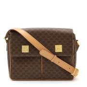 Pre-owned Canvas shoulder-bags Celine Vintage , Brown , Dames