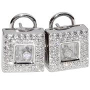 Pre-owned Metal earrings Chopard Pre-owned , Gray , Dames