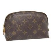 Pre-owned Canvas pouches Louis Vuitton Vintage , Brown , Dames