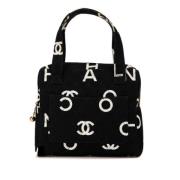 Pre-owned Canvas chanel-bags Chanel Vintage , Black , Dames