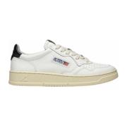 Vintage-geïnspireerde witte leren sneakers Autry , White , Dames