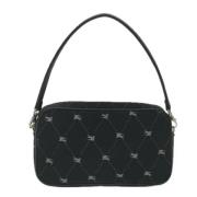 Pre-owned Canvas shoulder-bags Burberry Vintage , Black , Dames