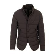 Grijze Gewatteerde Blazer Jas Duno , Gray , Heren