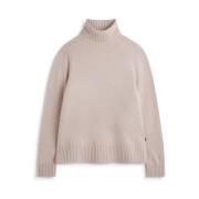 Gebreide Turtleneck Trui Ecoalf , Pink , Dames