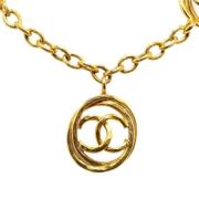 Pre-owned Metal chanel-jewelry Chanel Vintage , Yellow , Dames