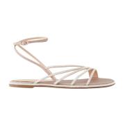 Kristal Scarlet Sandalen Le Silla , Beige , Dames