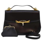 Pre-owned Leather dior-bags Dior Vintage , Brown , Dames