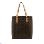 Pre-owned Canvas handbags Louis Vuitton Vintage , Brown , Dames