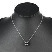 Pre-owned White Gold necklaces Bvlgari Vintage , Gray , Dames