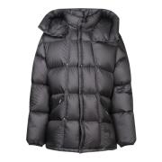 Waterafstotende Gewatteerde Hoodie Vest Moncler , Blue , Heren