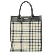 Pre-owned Canvas totes Burberry Vintage , Beige , Dames