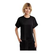 Zwarte Addy Dames T-shirt Simkhai , Black , Dames