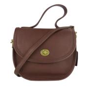 Pre-owned Leather handbags Coach Pre-owned , Brown , Dames