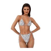 Wit Polka Dot Bikini Set Reina Olga , White , Dames