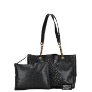 Pre-owned Leather handbags Chanel Vintage , Black , Dames