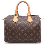 Pre-owned Canvas handbags Louis Vuitton Vintage , Brown , Dames