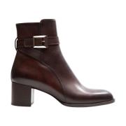 Elegante enkellaars met alligator details Magnanni , Brown , Dames