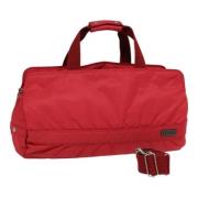 Pre-owned Nylon travel-bags Burberry Vintage , Red , Dames