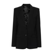 Zwarte single-breasted blazer Isabel Marant , Black , Dames