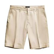 Beige stretch bermuda shorts Fay , Beige , Heren