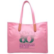 Pre-owned Canvas shoulder-bags Coach Pre-owned , Pink , Dames