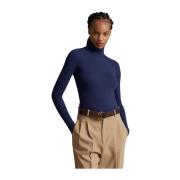 Stretch Ribgebreide Coltrui Ralph Lauren , Blue , Dames