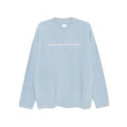 Stijlvolle Sweaters Collectie Emporio Armani , Blue , Heren