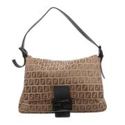 Pre-owned Leather handbags Fendi Vintage , Brown , Dames