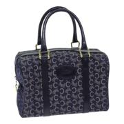 Pre-owned Canvas handbags Celine Vintage , Blue , Dames