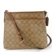 Pre-owned Plastic shoulder-bags Coach Pre-owned , Brown , Dames