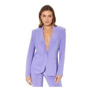 Paarse Klassieke Blazer Norma Kamali , Purple , Dames