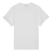 Korte mouwen ronde hals T-shirt Max Mara , White , Dames