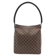 Pre-owned Canvas handbags Louis Vuitton Vintage , Brown , Dames