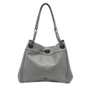 Pre-owned Leather shoulder-bags Coach Pre-owned , Gray , Dames