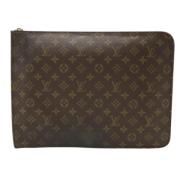 Pre-owned Canvas handbags Louis Vuitton Vintage , Brown , Heren