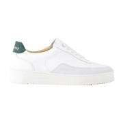 Witte Leren Sneakers Klassiek Veters Stijlvol Filling Pieces , White ,...