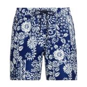 Gestreepte shorts met strik Ralph Lauren , Blue , Heren