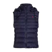 Blauw Gewatteerd Vest Ralph Lauren , Blue , Dames