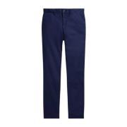 Linnen-katoenen broek Straight Fit Ralph Lauren , Blue , Heren