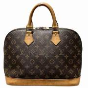 Pre-owned Canvas handbags Louis Vuitton Vintage , Brown , Dames